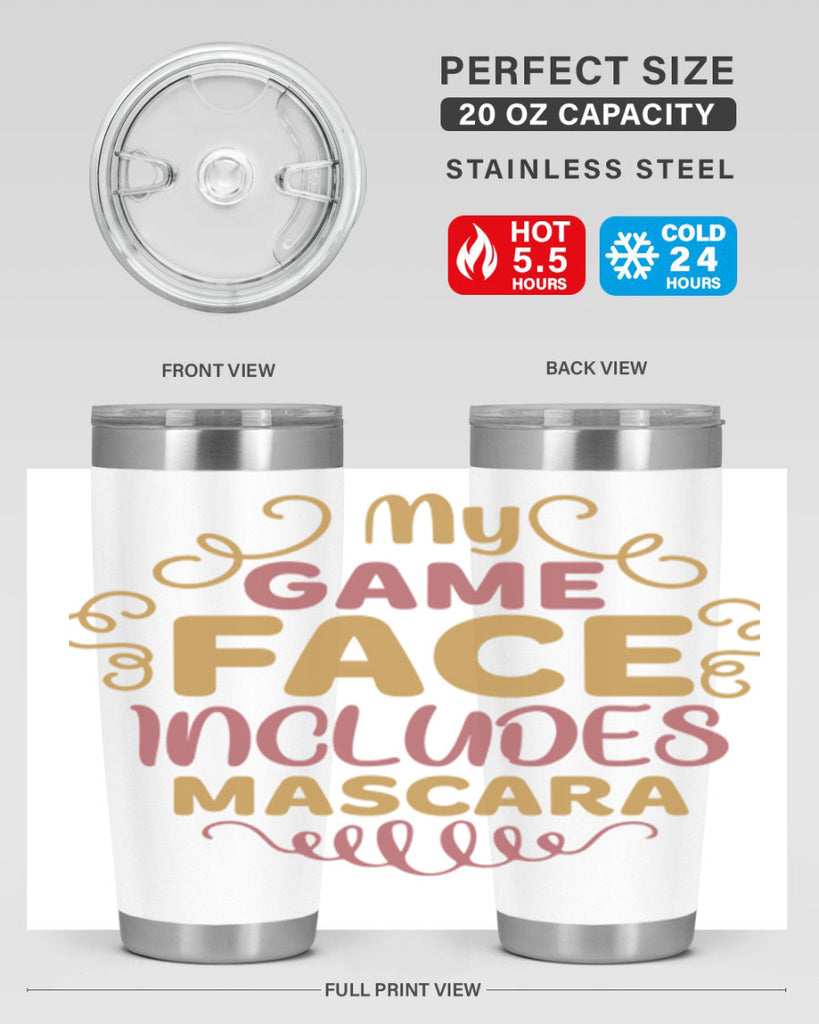 My Game Face Includes Mascara 127#- fashion- Cotton Tank
