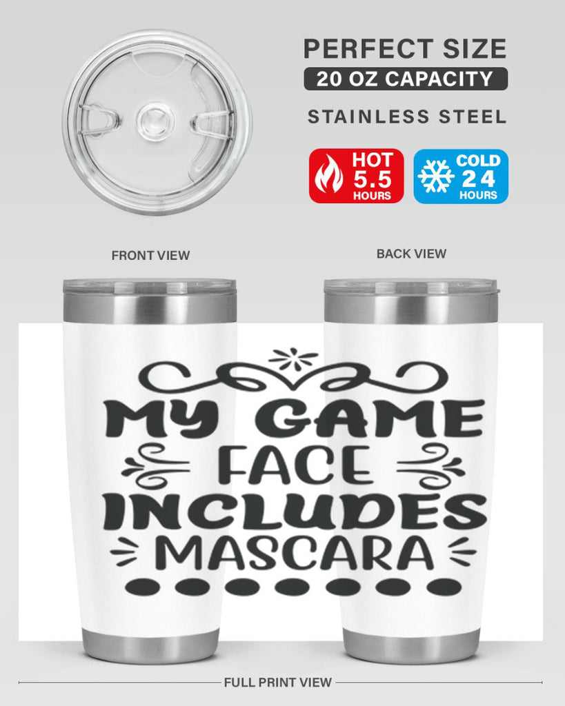 My Game Face Includes Mascara 128#- fashion- Cotton Tank