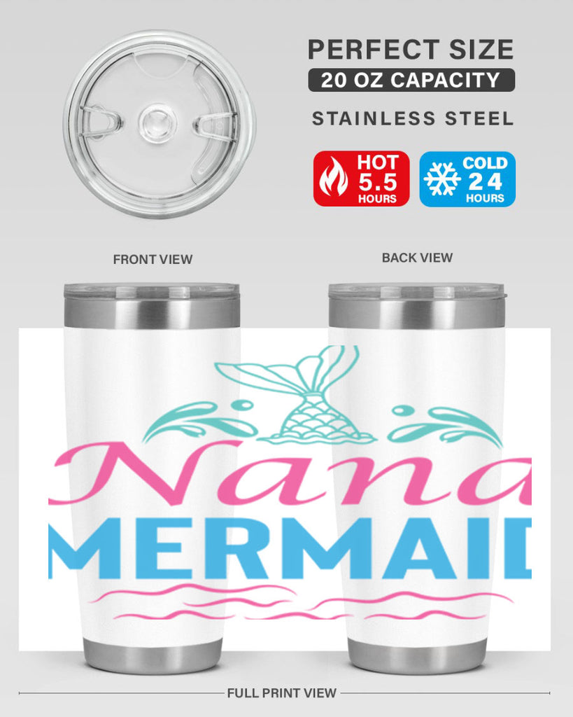 Nana Mermaid Design 518#- mermaid- Tumbler