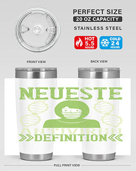 Neueste Antiviren Definition Style 28#- corona virus- Tumbler