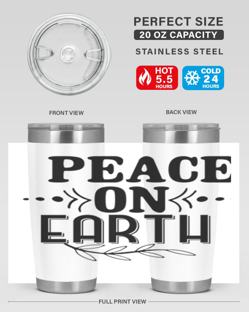 Peace on Earth 334#- winter- Tumbler