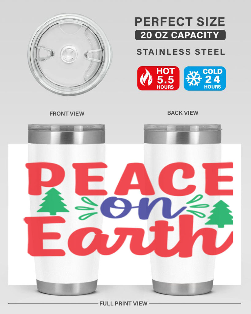 Peace on Earth 336#- winter- Tumbler