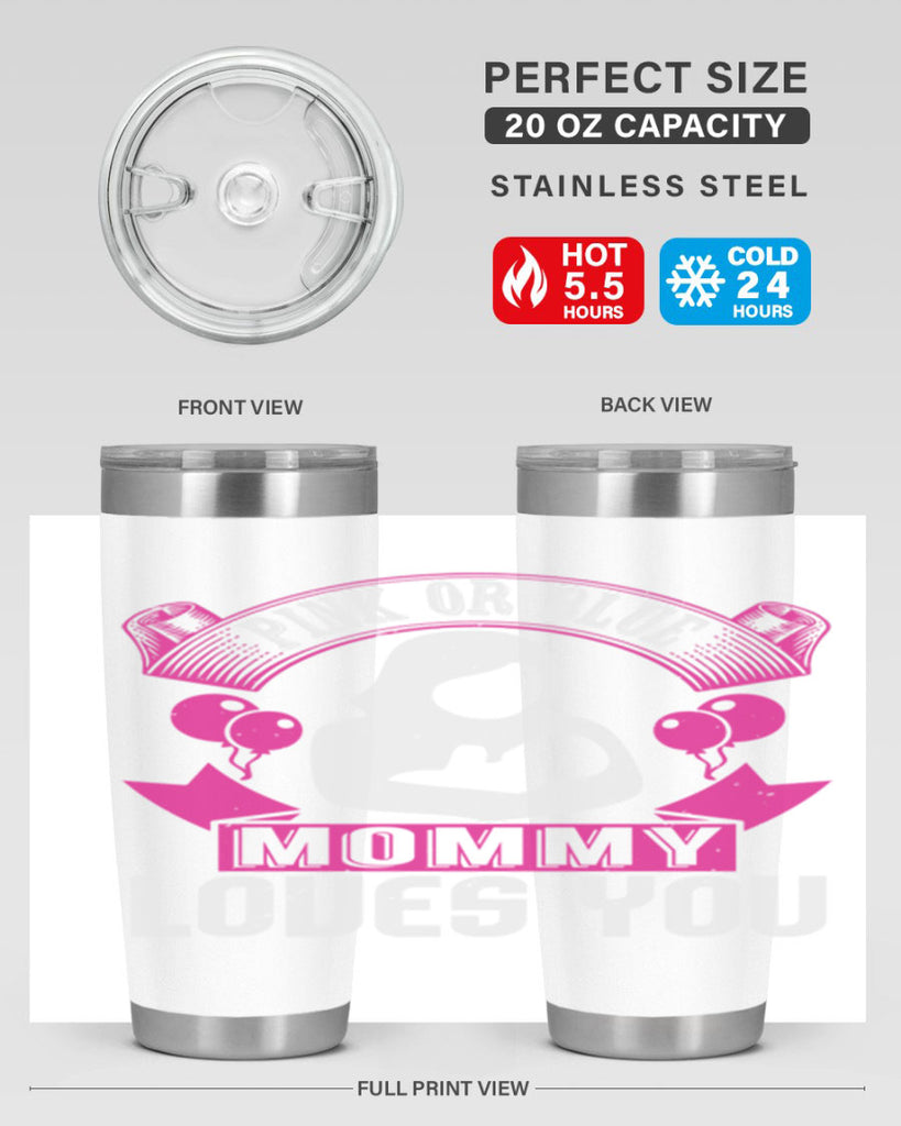 Pink or Blue Monny Loves You Style 178#- baby- tumbler
