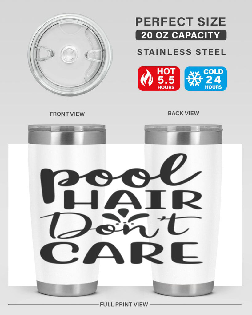 Pool hair dont care 544#- mermaid- Tumbler
