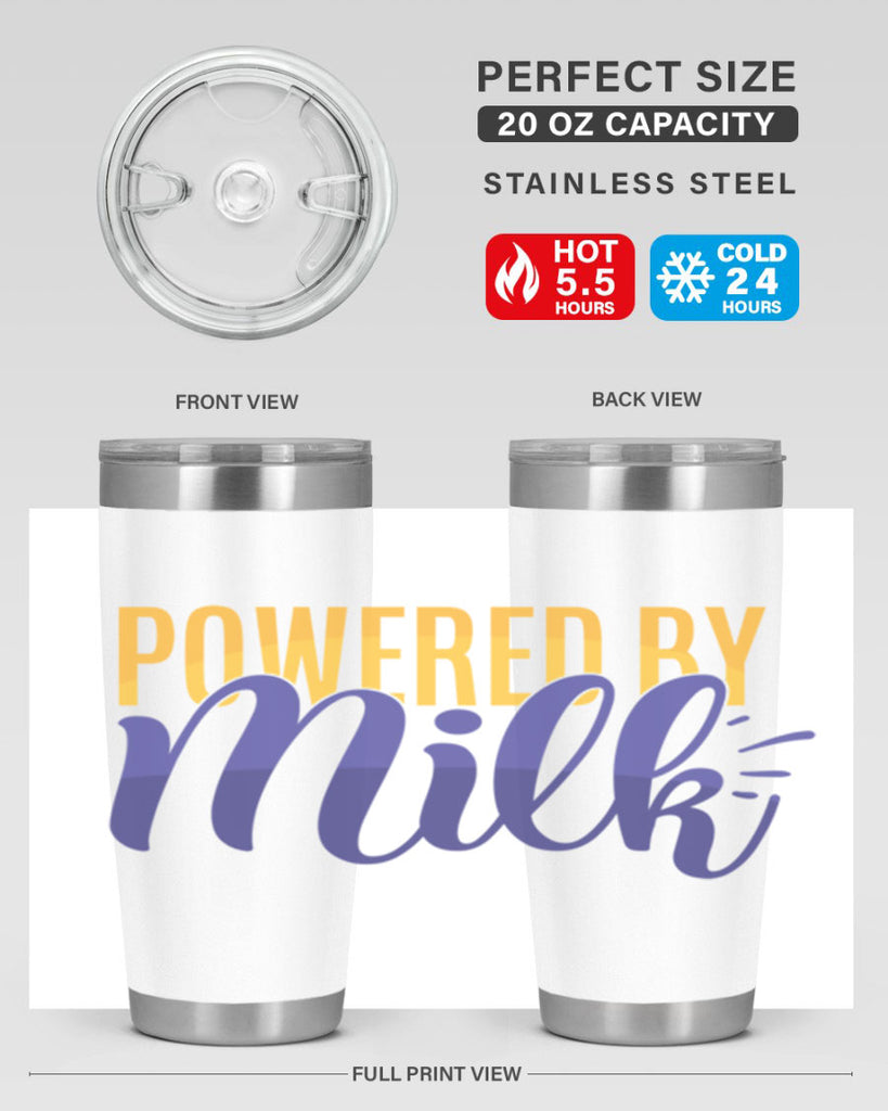 Powered By Milk Style 204#- baby- tumbler