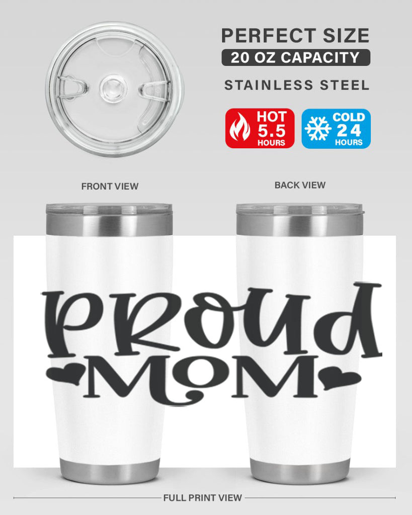 Proud Mom 2031#- baseball- Tumbler