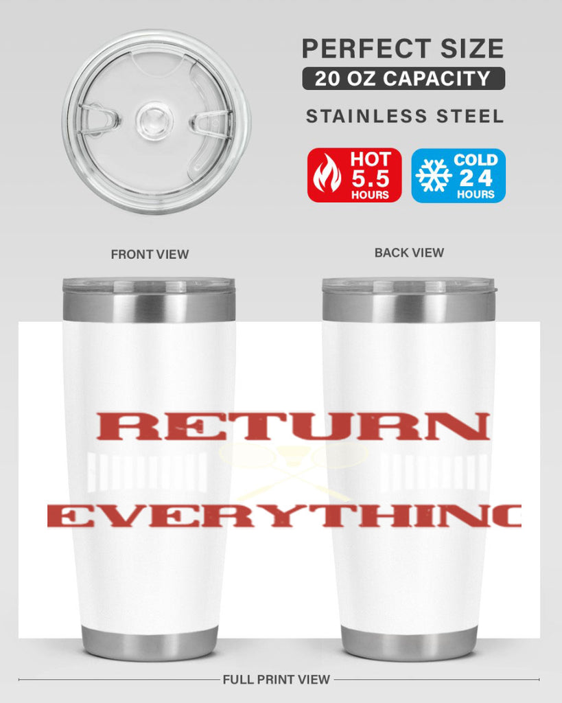 Return Everything 1892#- badminton- Tumbler