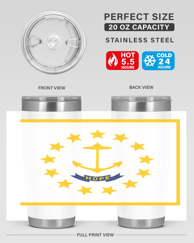 Rhode Island 13#- Us Flags- Tumbler