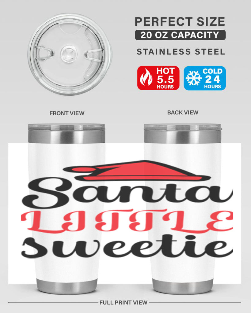 Santa little sweetie 350#- winter- Tumbler