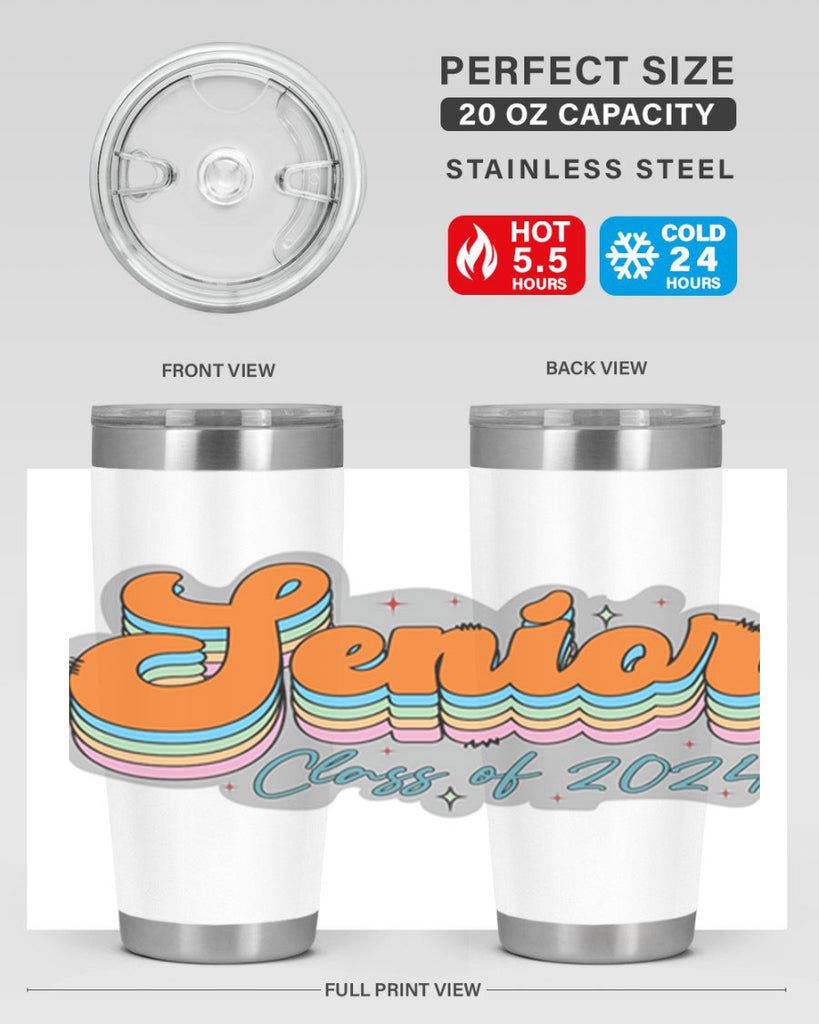 Senior class of 2024 18#- 12th grade- Tumbler