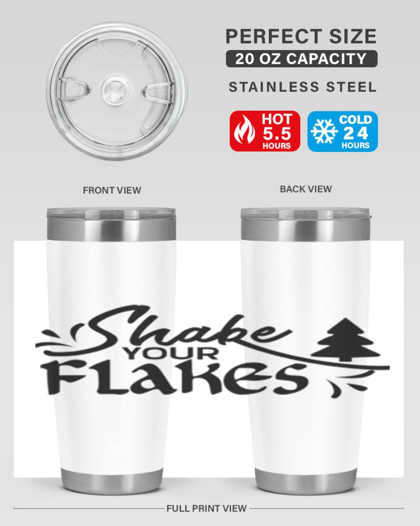 Shake Your Flakes 354#- winter- Tumbler
