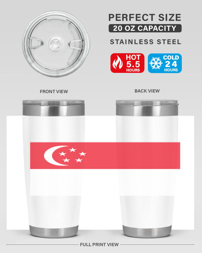 Singapore 41#- world flags- Tumbler