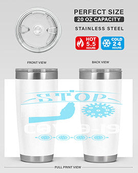Stop covid Style 22#- corona virus- Tumbler