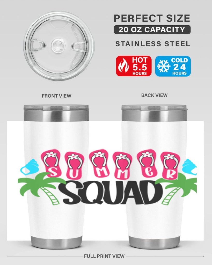 Summer Squad Style 22#- summer- Tumbler