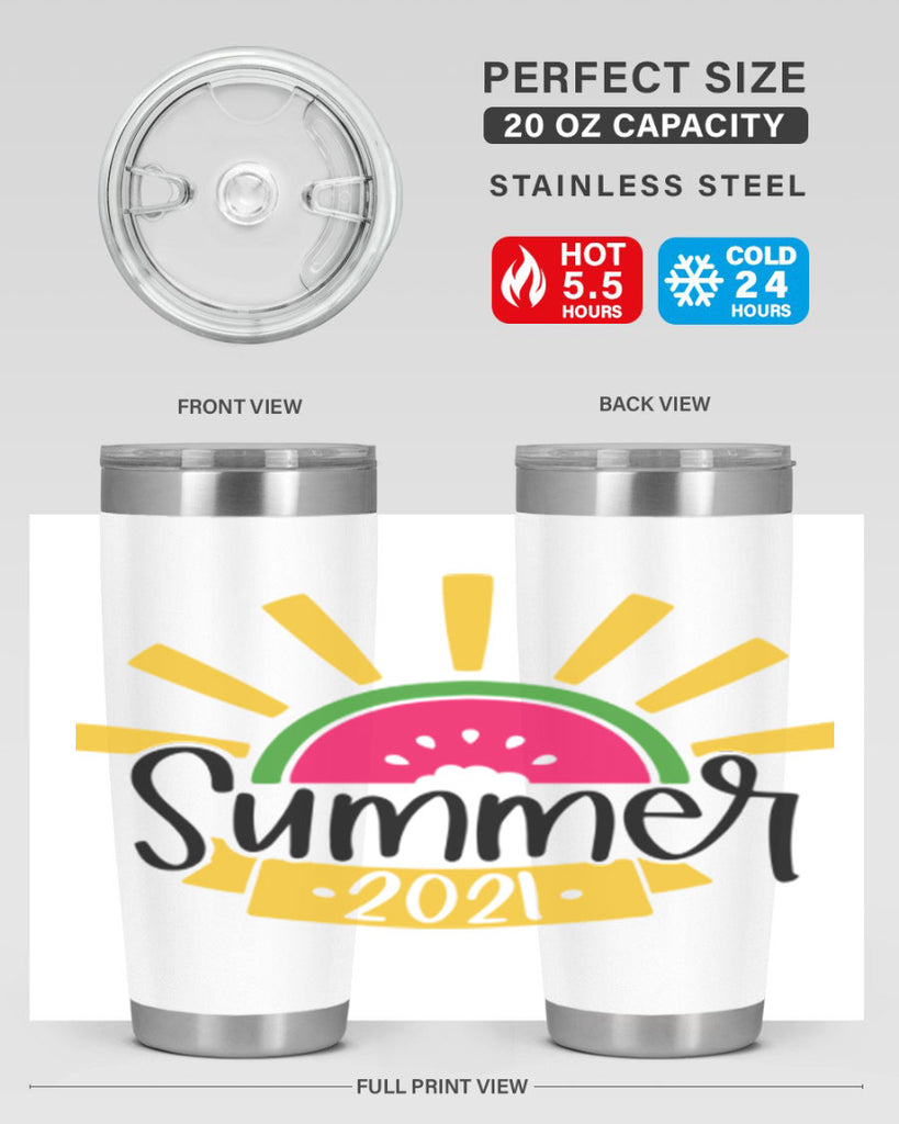 Summer Style 24#- summer- Tumbler