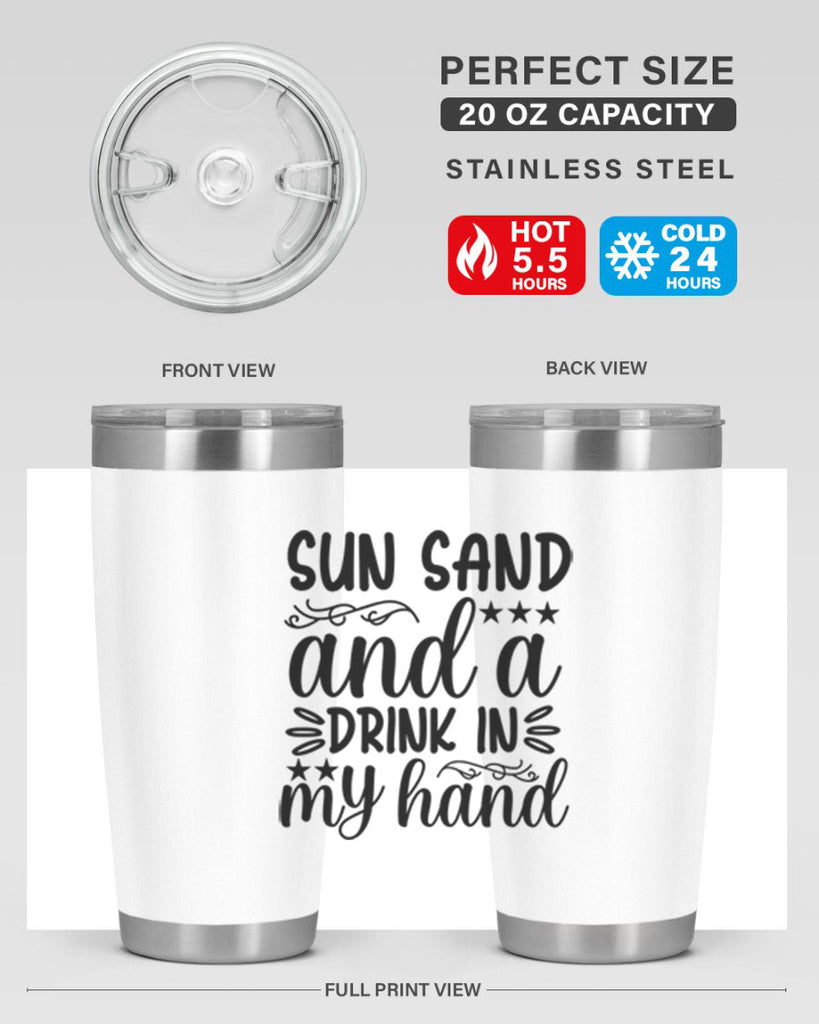 Sunsandandadrink 482#- zodiac- Tumbler