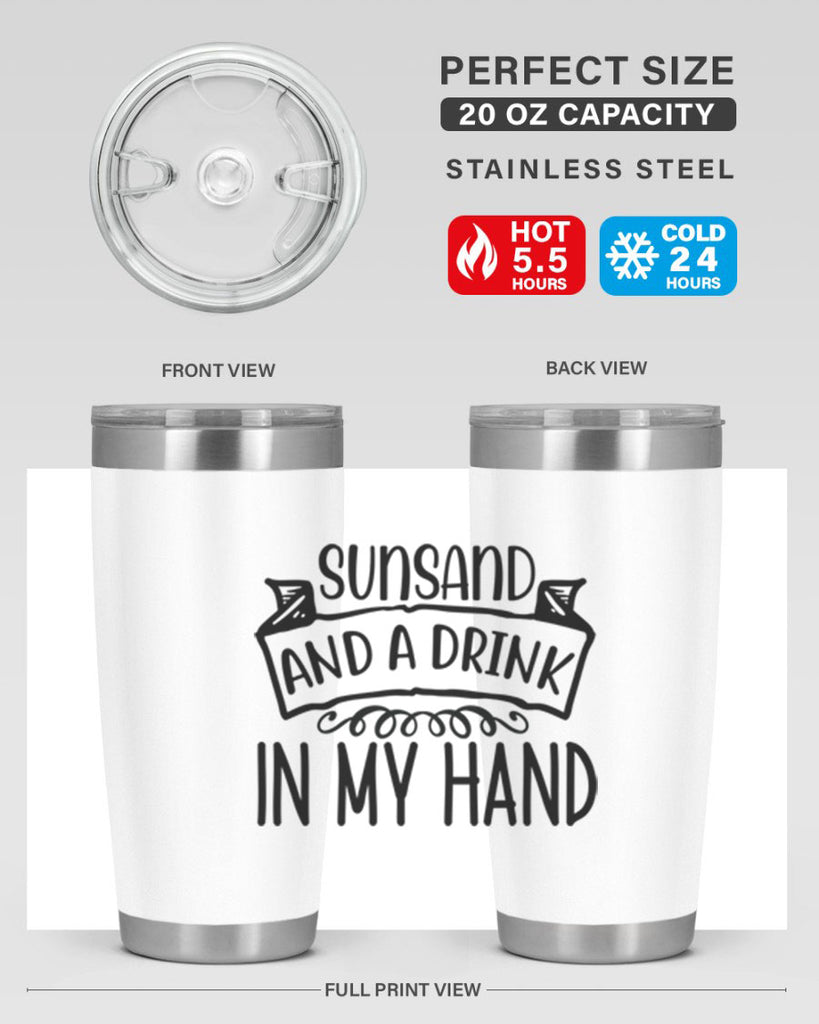 Sunsandandadrinkin 483#- zodiac- Tumbler