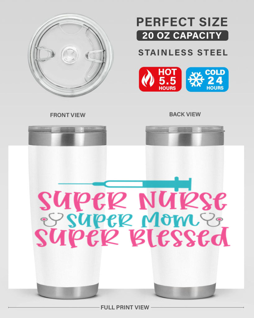 Super Nurse Super Mom Style 347#- nurse- tumbler