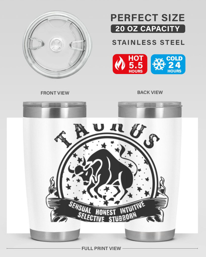 Taurus 5#- zodiac- Tumbler