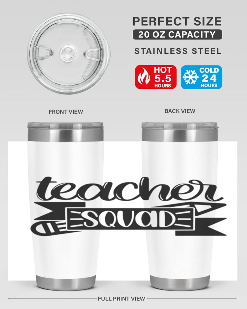 Teacher Squad Style 48#- teacher- tumbler