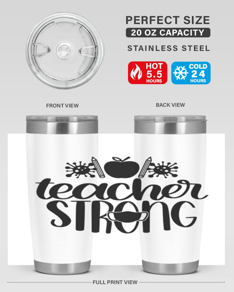 Teacher Strong Style 47#- teacher- tumbler