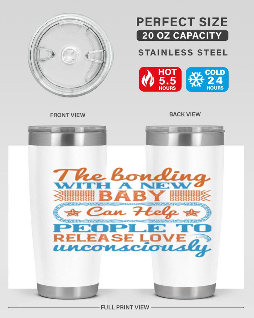 The bonding with a new baby can help people to release love unconsciously Style 7#- baby- tumbler