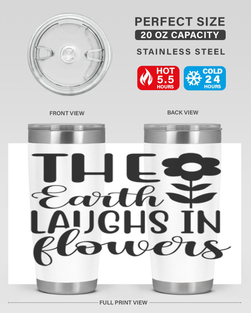The earth laughs in flowers 548#- spring- Tumbler