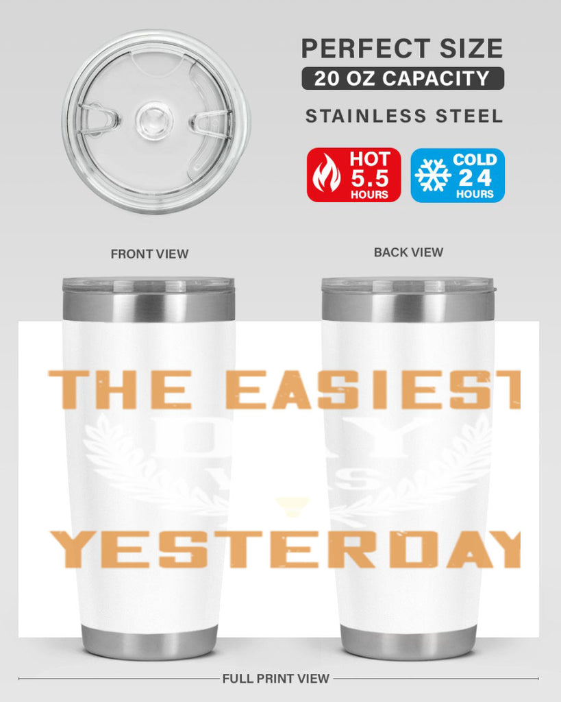 The easiest day was yesterday 1834#- badminton- Tumbler