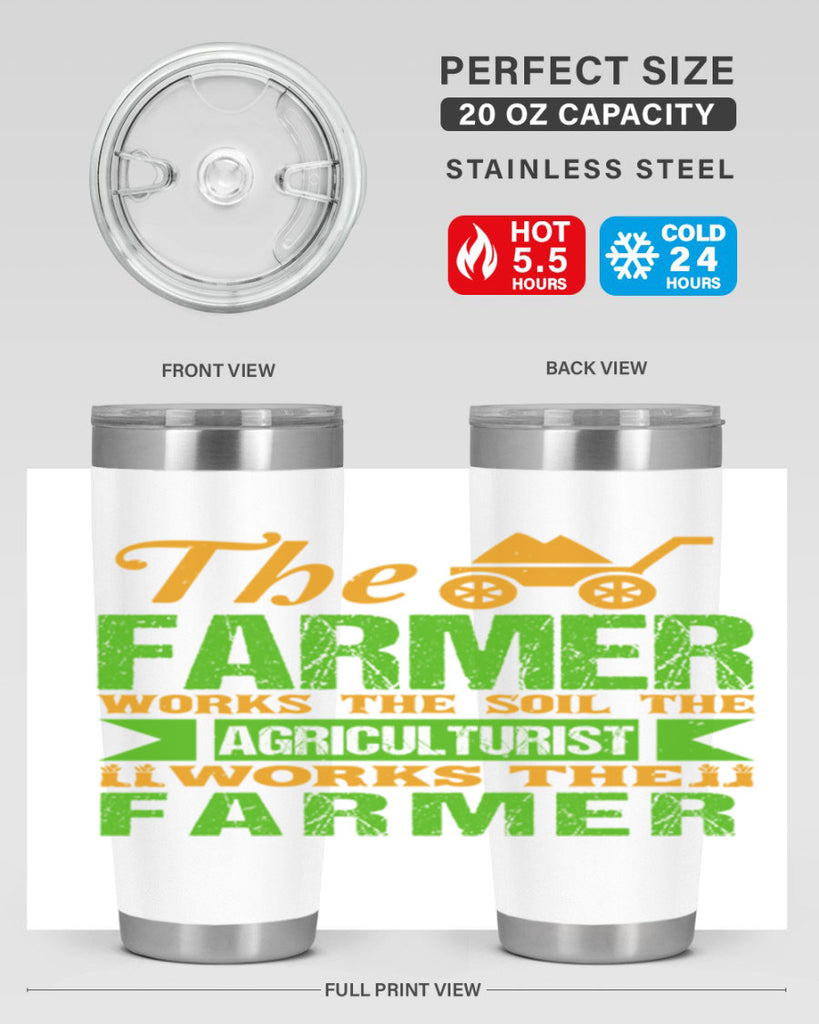 The farmers work the soil 33#- farming and gardening- Tumbler
