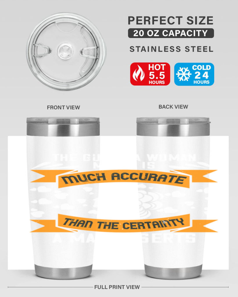 The guess a woman makes is much accurate Style 31#- womens day- Tumbler