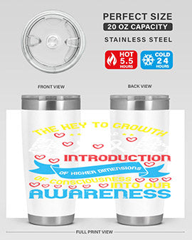The key to growth is the introduction of higher dimensions Style 20#- self awareness- Tumbler