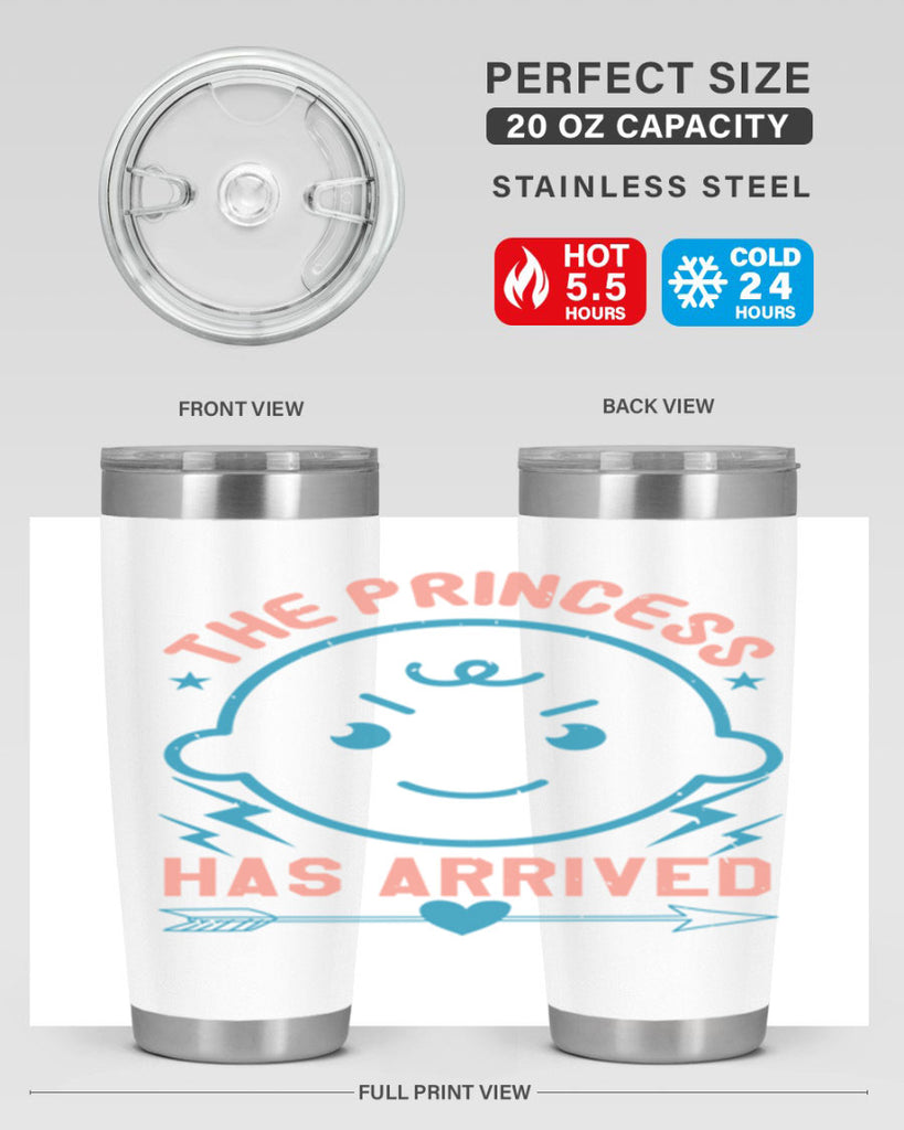 The princess has arrived Style 10#- baby shower- tumbler