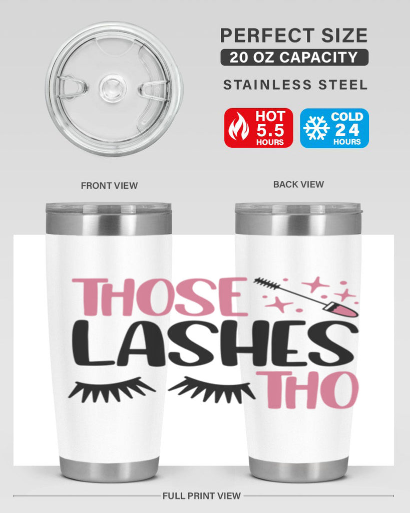 Those Lashes Tho Style 11#- make up- Tumbler
