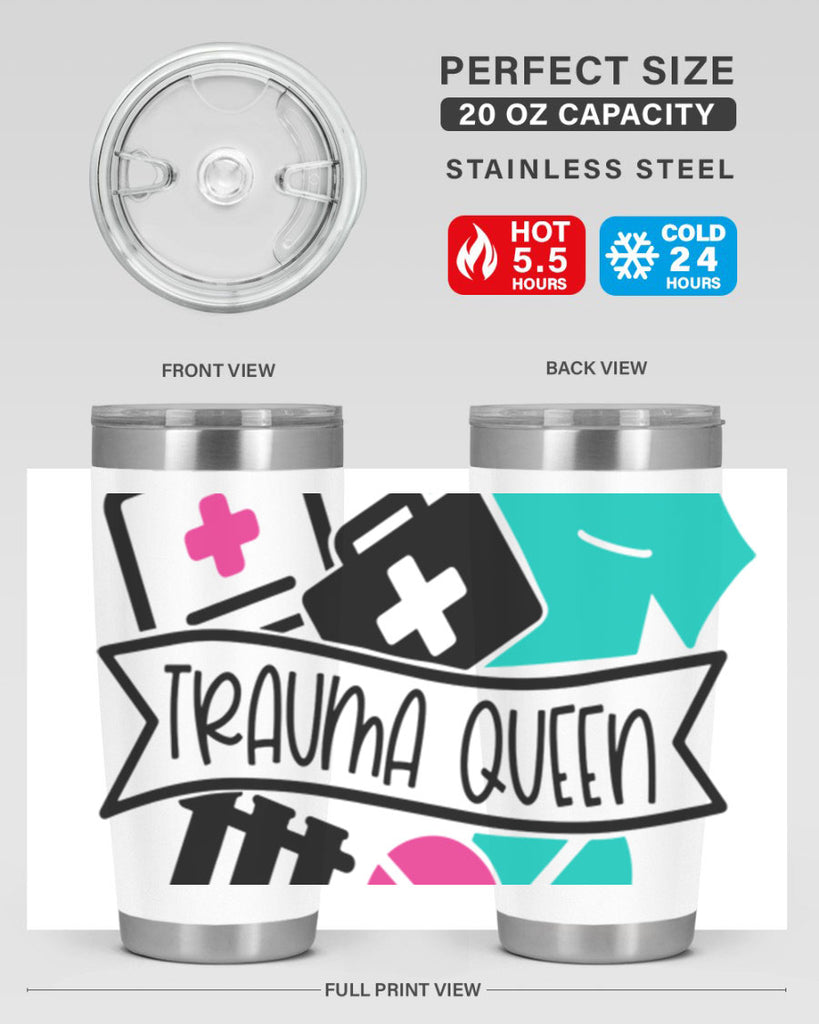 Trauma Queen Style Style 13#- nurse- tumbler