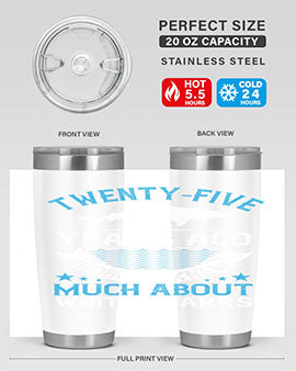 Twentyfive years ago nobody knew much about white sharks Style 10#- shark  fish- Tumbler