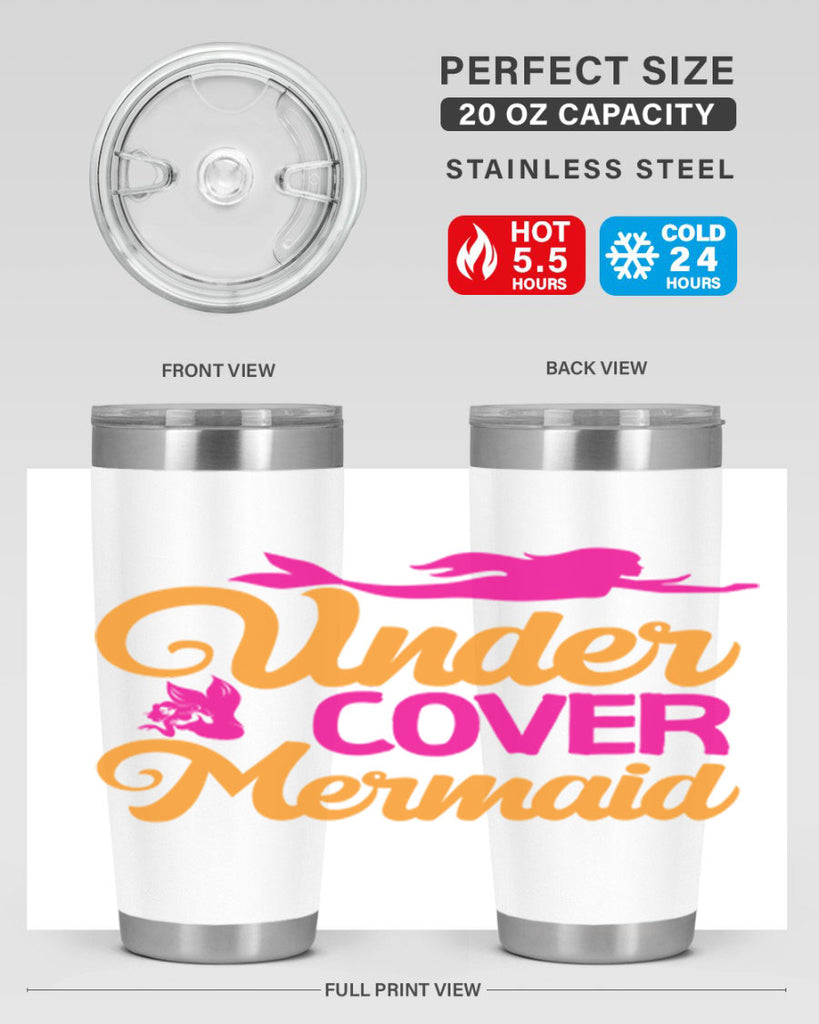 Under Cover Mermaid 638#- mermaid- Tumbler