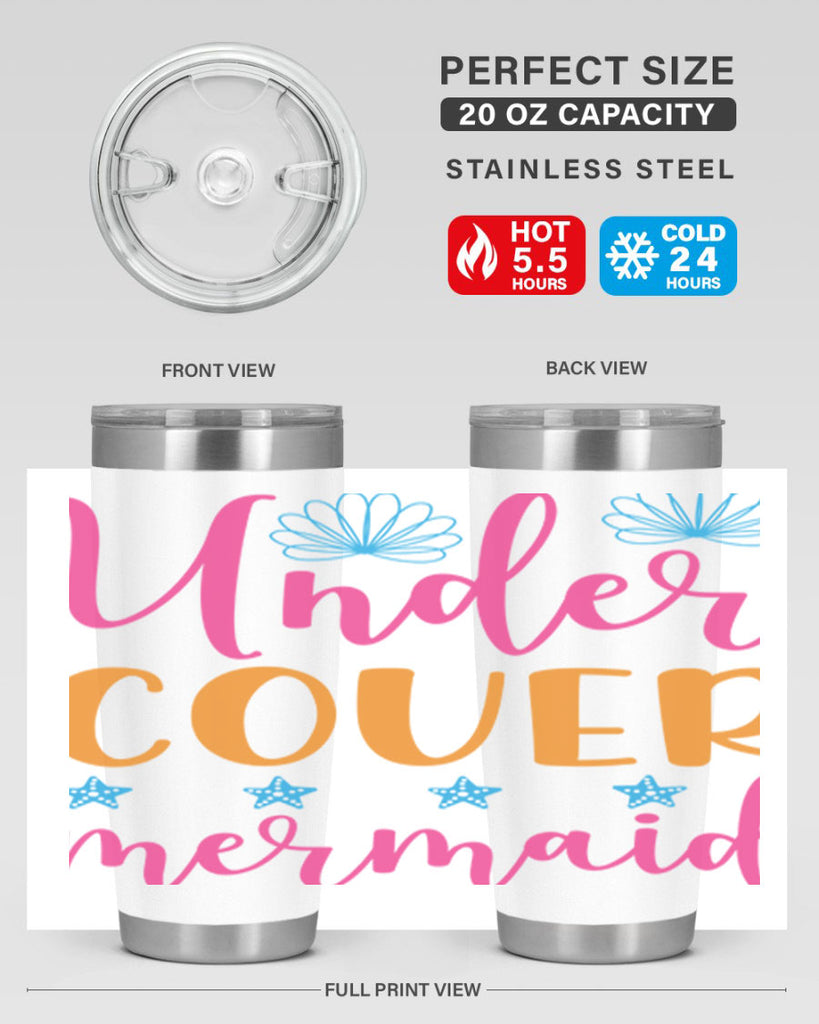 Under Cover Mermaid Design 653#- mermaid- Tumbler