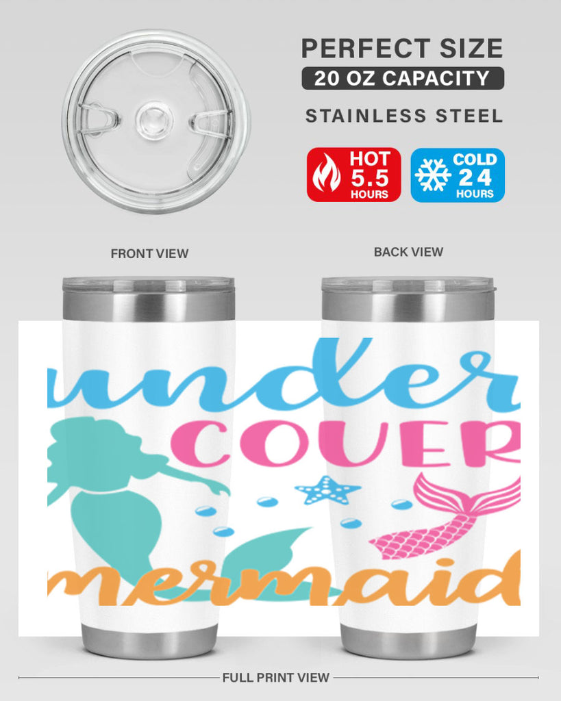 Under Cover Mermaid Design 654#- mermaid- Tumbler