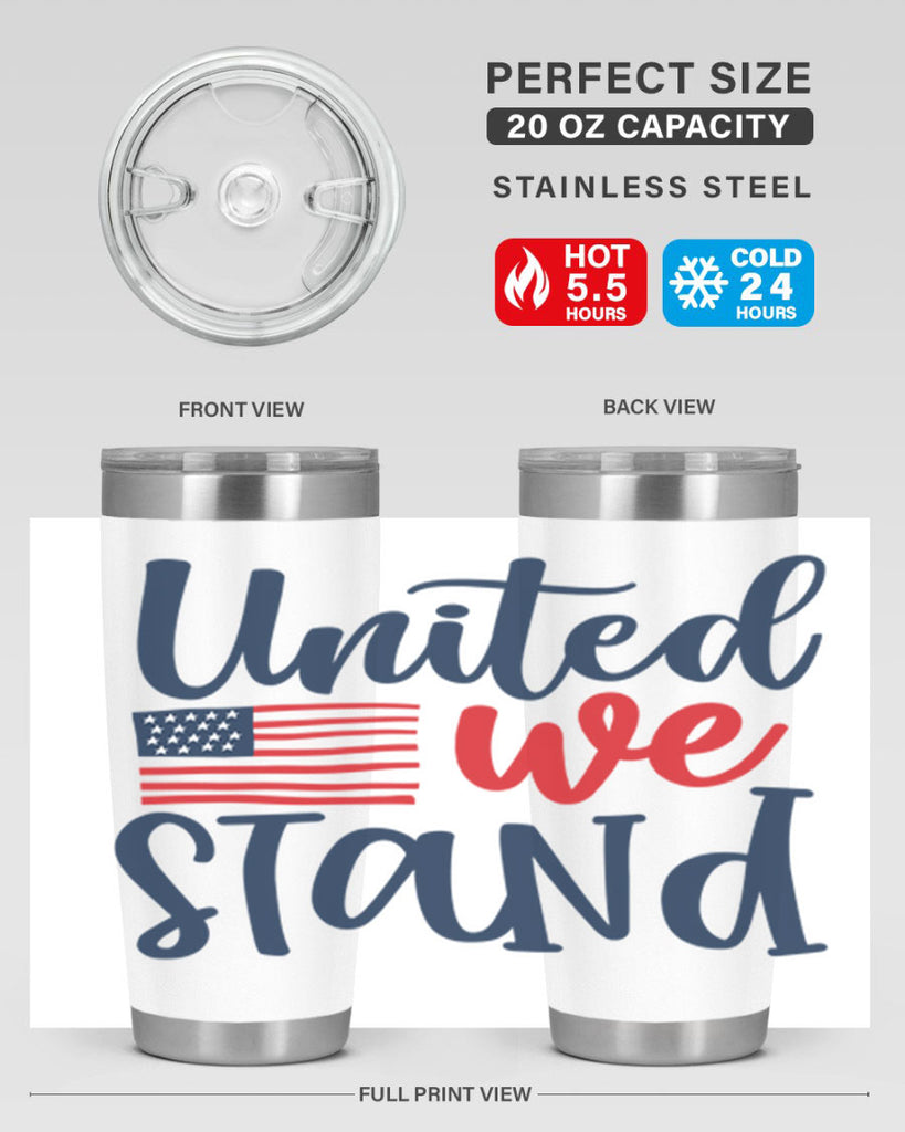 United we stand Style 9#- Fourt Of July- Tumbler