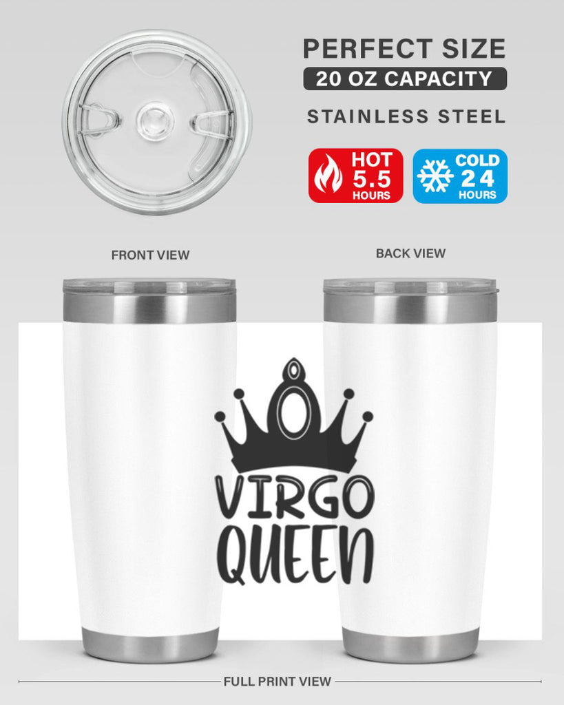 Virgo queen 539#- zodiac- Tumbler