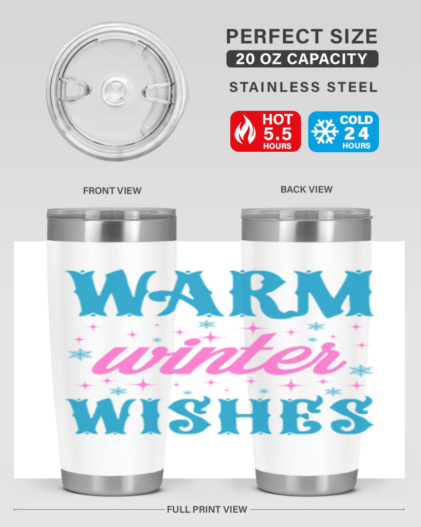 Warm Winter Wishes 464#- winter- Tumbler