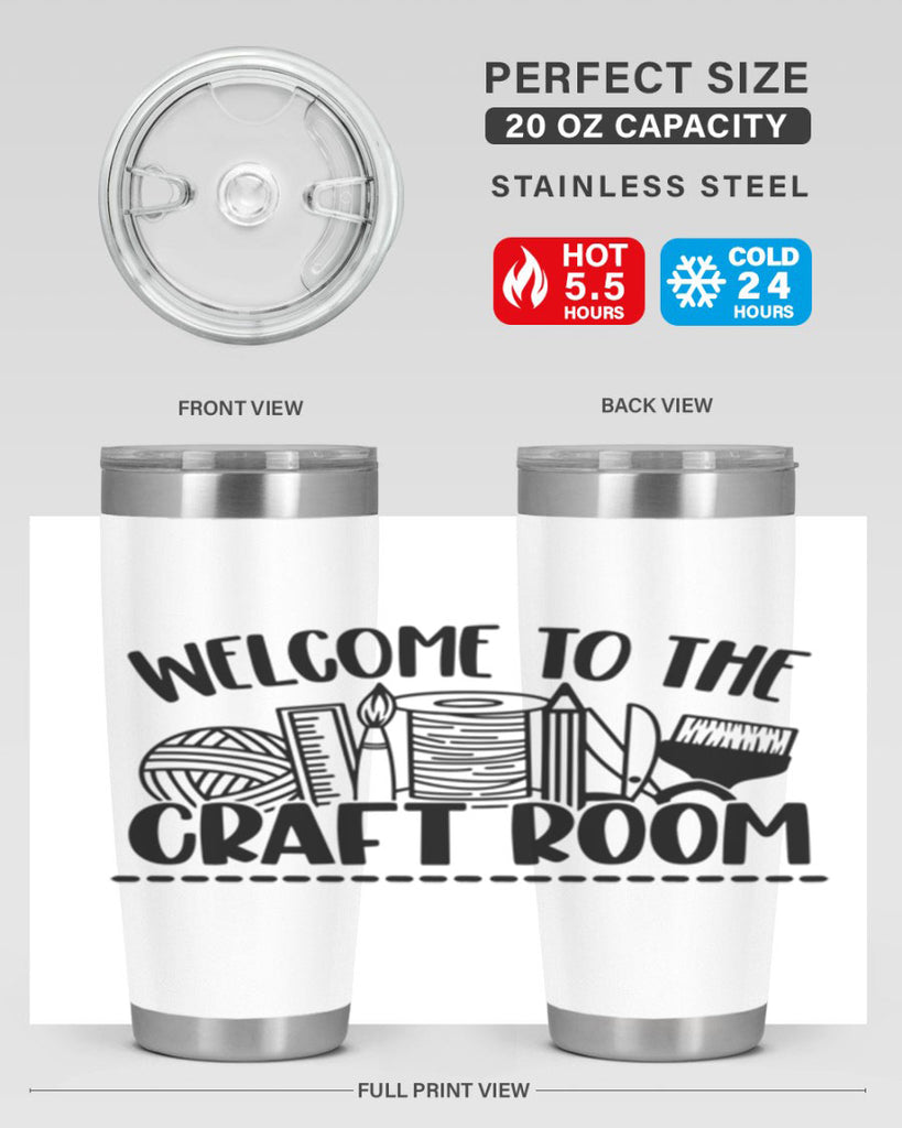Welcome To the Craft Room 1#- crafting- Tumbler