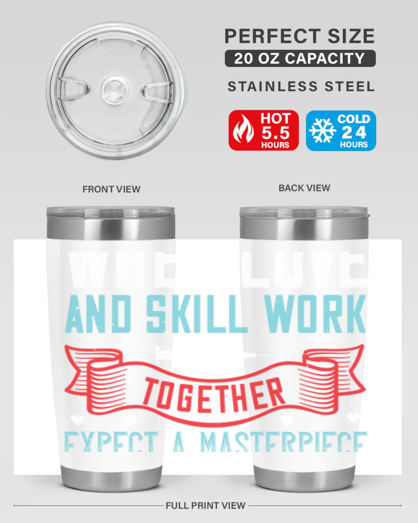 When love and skill work together expect a masterpiece Style 254#- nurse- tumbler