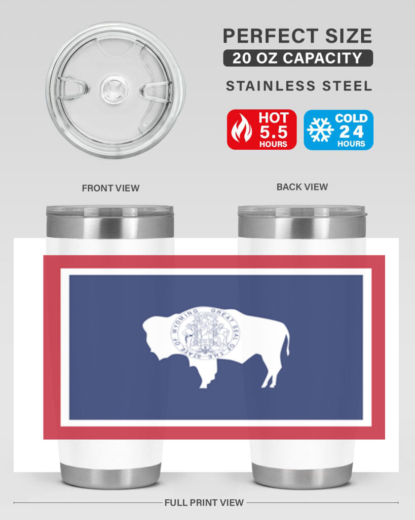 Wyoming 1#- stateflags- Tumbler