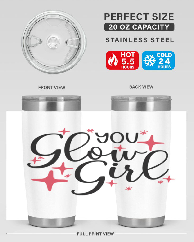 Yo Glow Girl Style 6#- make up- Tumbler