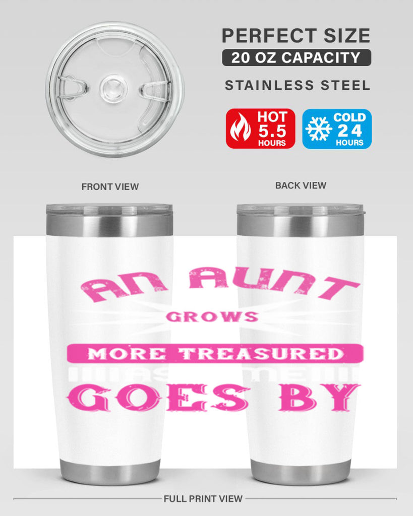 an aunt grows more treasured as time goes by 220#- mom- Tumbler