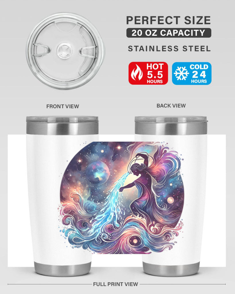 aquarius 79#- zodiac- Tumbler