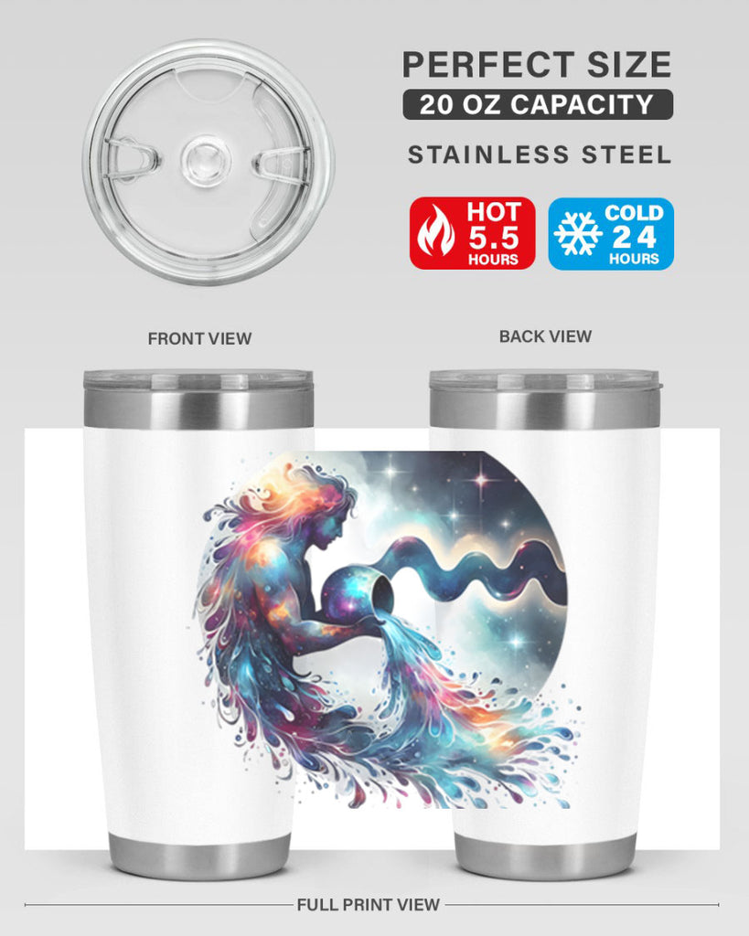 aquarius 88#- zodiac- Tumbler