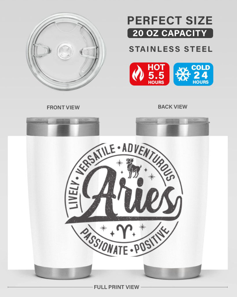 aries 102#- zodiac- Tumbler