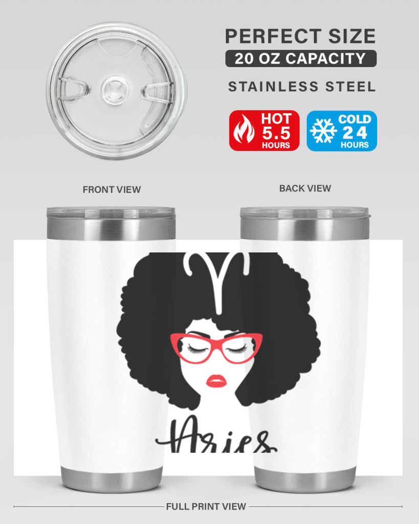 aries 122#- zodiac- Tumbler